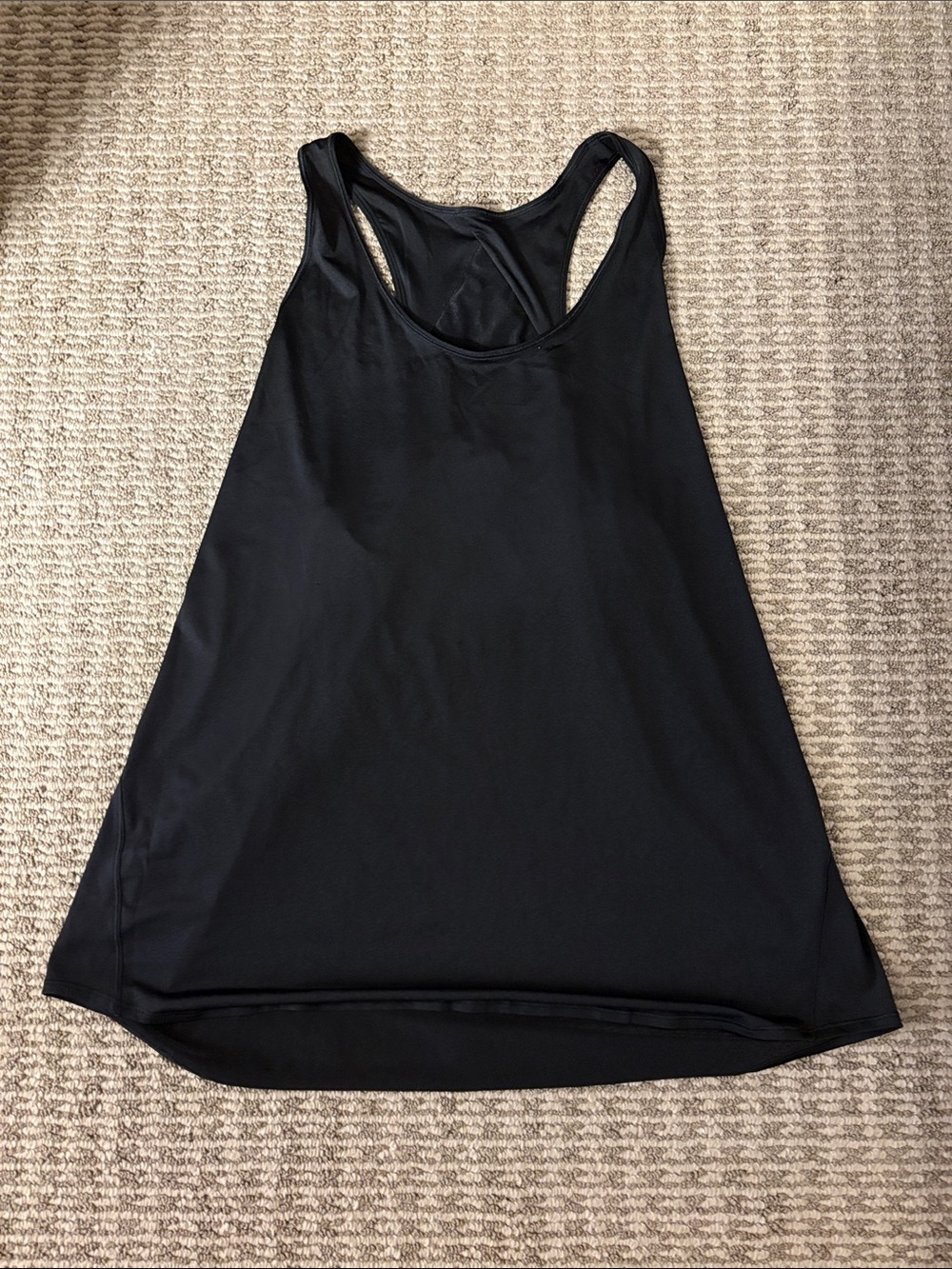 Women’s Lululemon Essential Tank *pleated -Black